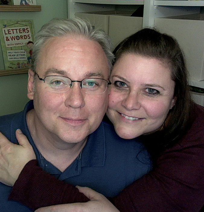 Photo of Jeanna and Craig, the artists and authors.