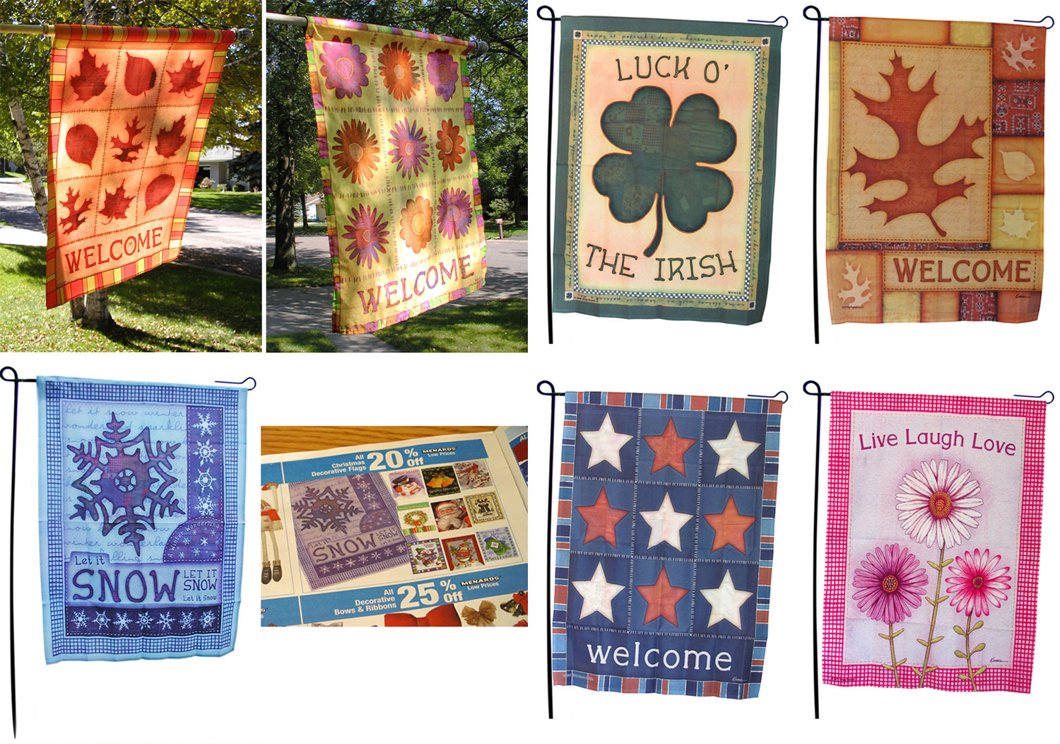 Examples of our artwork used to make products.